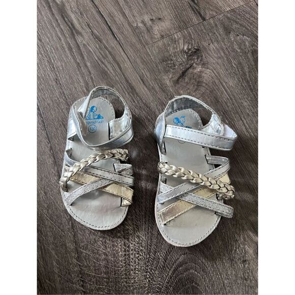 Beeliss Baby Sandals Rubber Sole Summer size 12-18 m - Picture 1 of 5